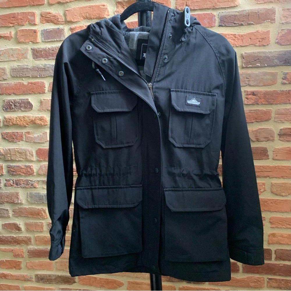 NWOT Penfield Black Flannel-Lined Field Jacket Parka